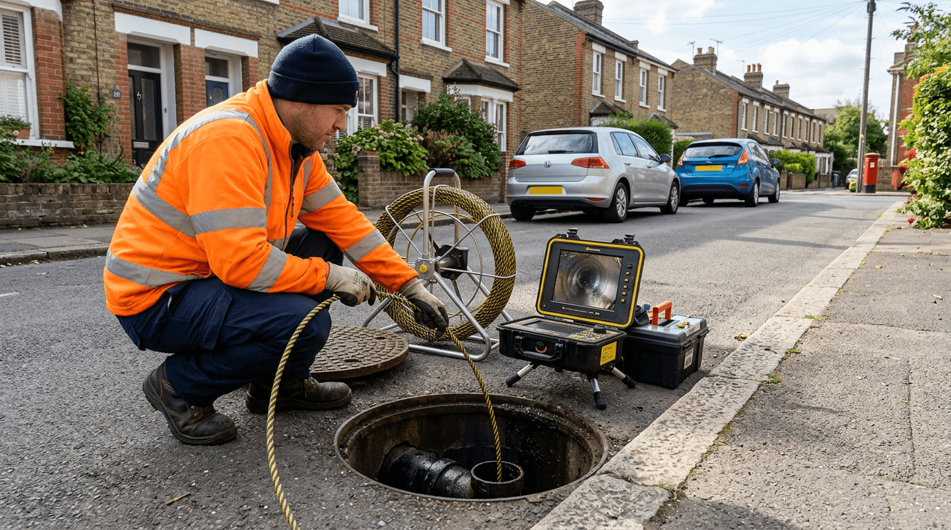 Drain relining for basement flat in Richmond project image