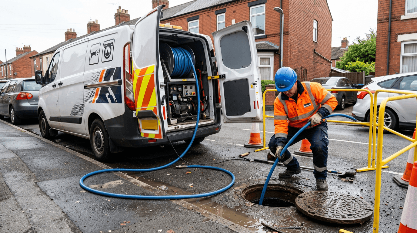 Driveway excavation for failed drain section in Wimbledon project image